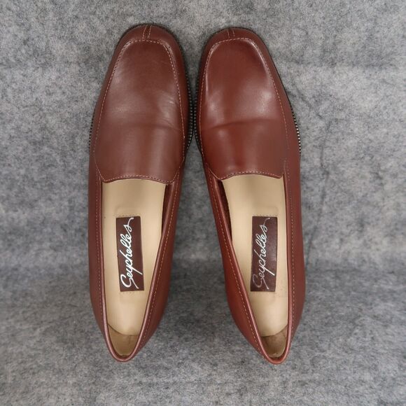 Seychelles Shoes Womens 7 Loafer Pump Classic Fashion Career Leather Brown Joana - Picture 8 of 14